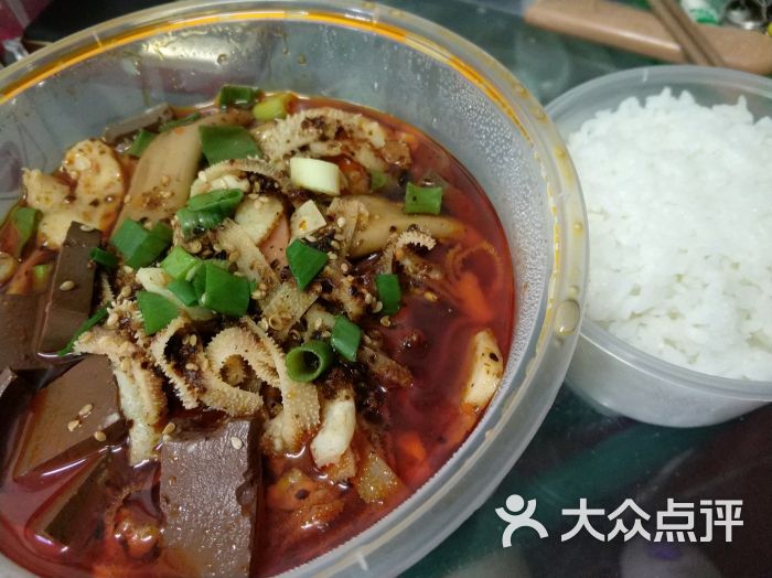 吉食道毛血旺米饭套餐评论图片