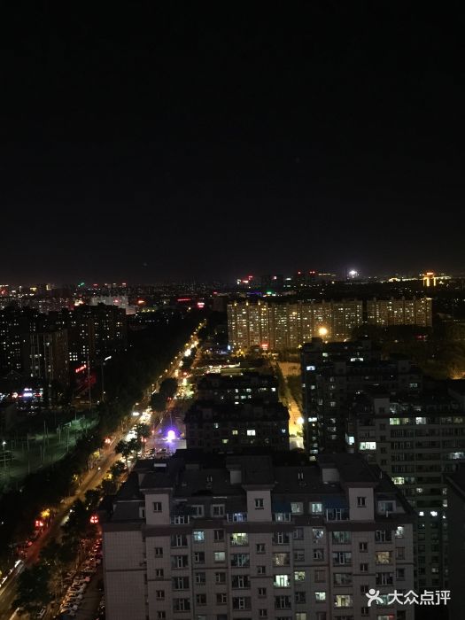 长春华天大酒店窗外夜景图片