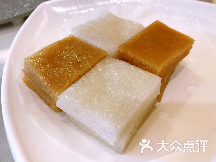黄糖白糖伦教糕