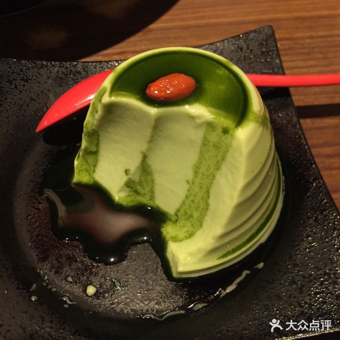 抹茶杏仁豆腐