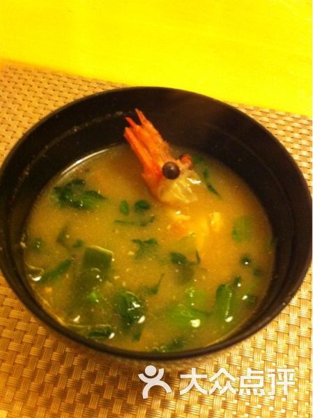 牡丹虾头味噌汤