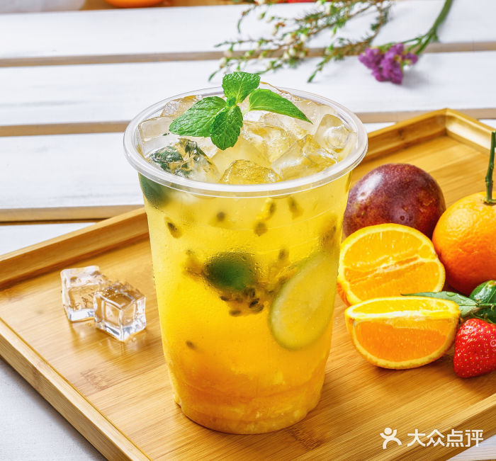 茶范不思原味百香果金桔柠檬(超大杯)图片