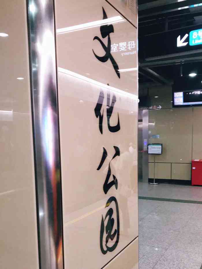 文化公园(地铁站)-"文化公园站是六号线的站,去年才开通的.通.