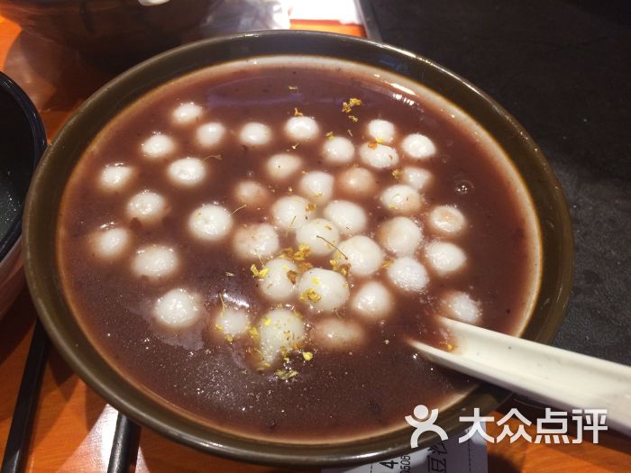 桂花豆沙小圆子