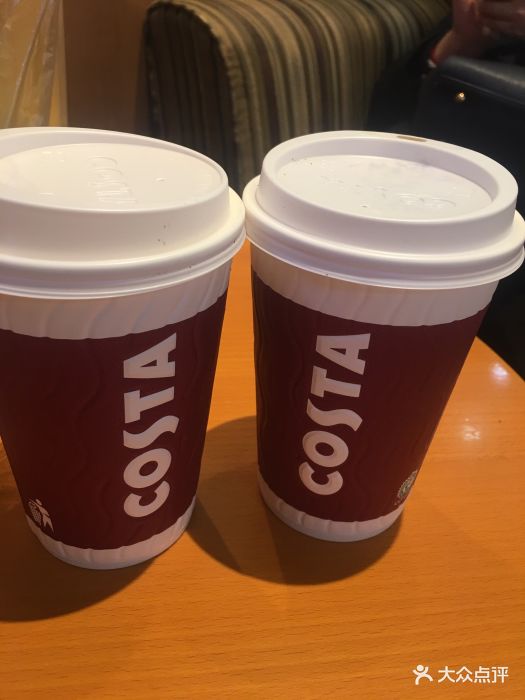 costa coffee(华威大厦店)焦糖拿铁咖啡图片