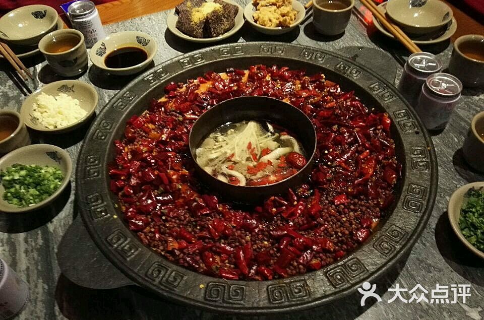 岗上渣渣重庆火锅(琶醍店)-灵芝羊肚菌和图片图片