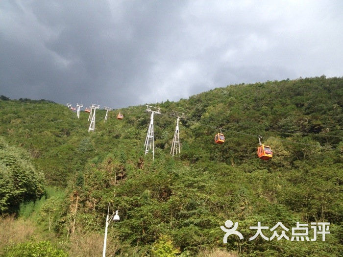 西岭雪山鸳鸯池索道