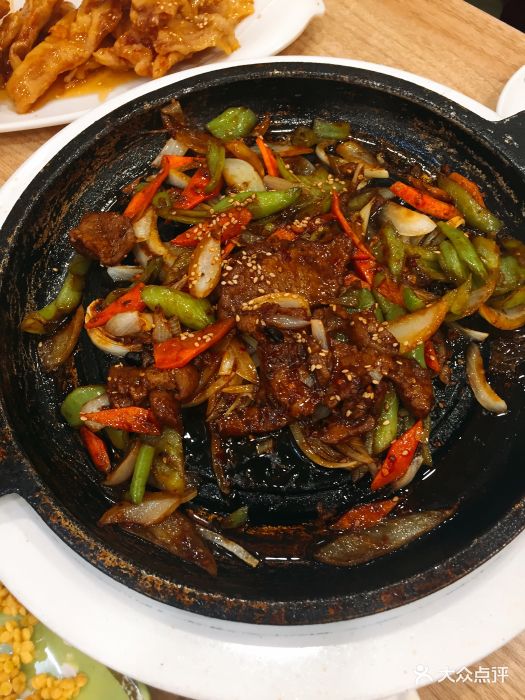 石板鱼家常菜石板牛肉图片 - 第4张