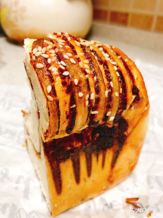 心语厦门面包房(里仁街店)豆沙吐司图片 第1张