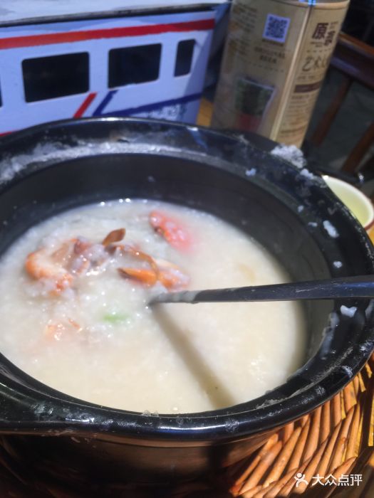 砂锅虾蟹粥