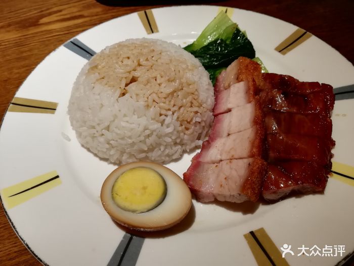 叉烧烧肉双拼饭