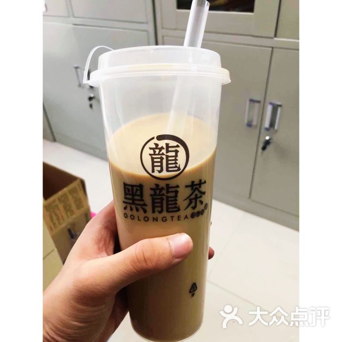 黑龙茶(施湾店)招牌黑糖珍珠奶茶图片 第1张