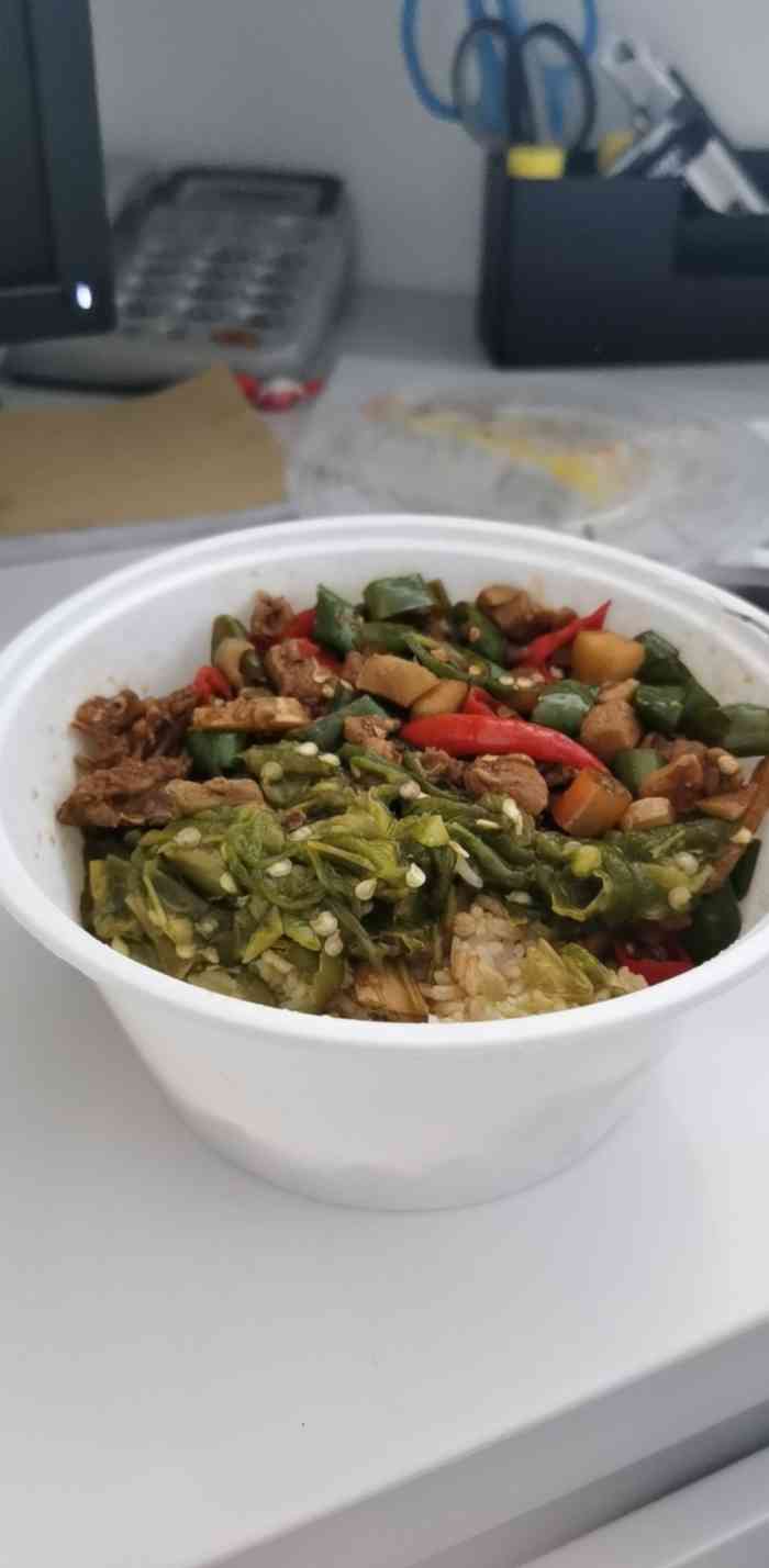 霸蛮擂椒拌饭(奥克斯广场店)-"又是外卖的一餐饭,味道