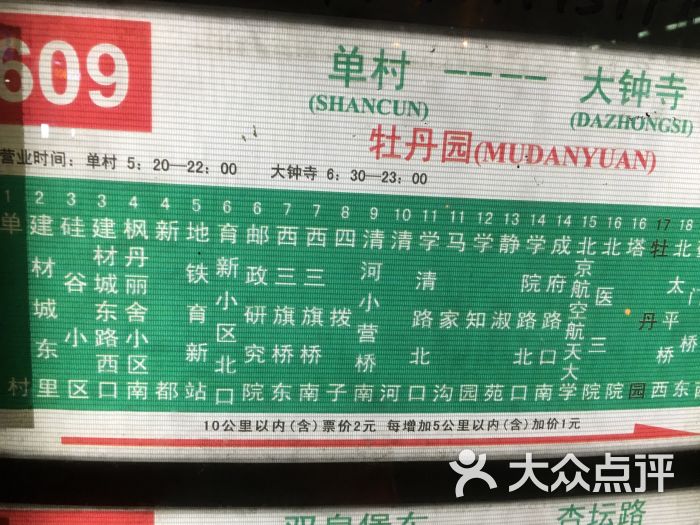 公交车(609路)-图片-北京生活服务-大众点评网