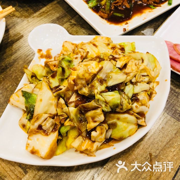 何姥姥春饼店(奥城店)酱爆圆白菜图片 第7张