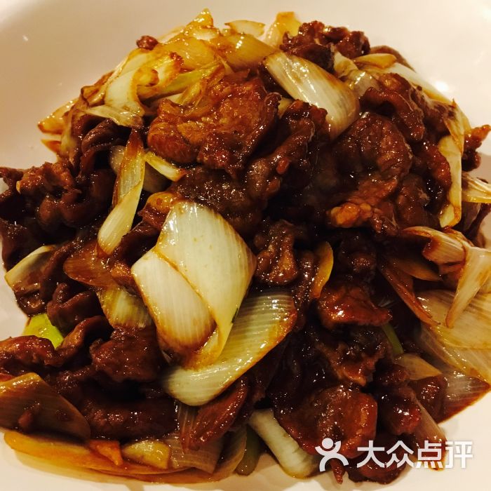 便宜坊烤鸭店(哈德门店)-葱爆羊肉图片-北京美食-大众