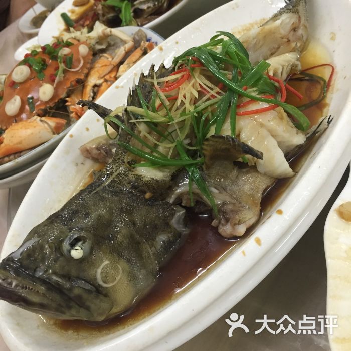 南志坊海鲜大排挡闽南菜(开元路店)清蒸石斑鱼图片 - 第677张