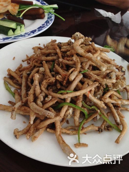 干炸茶树菇