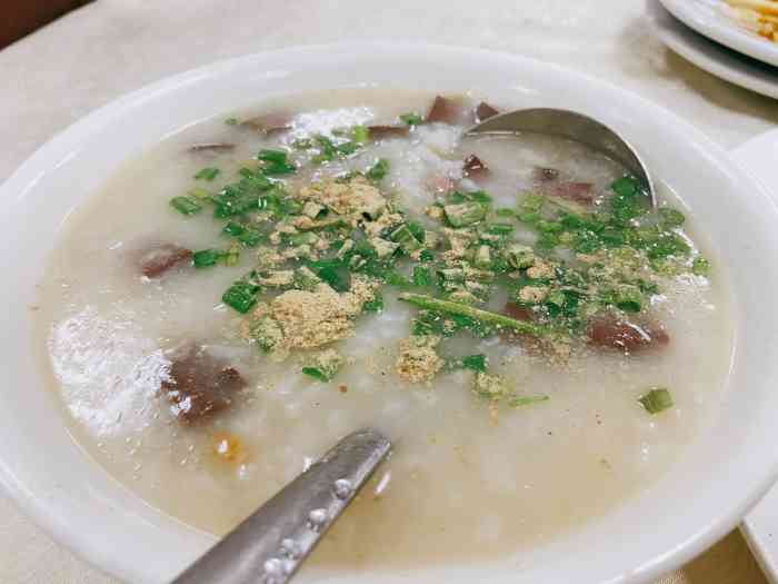 电白鸭粥店(福民店"老公的朋友带过来吃的.说来深圳广东一定要.