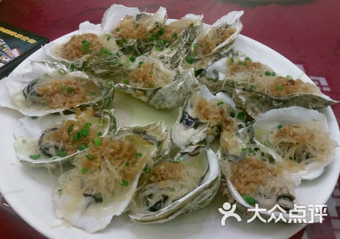 欢乐渔港美食舫-蒜蓉粉丝蒸生蚝图片-澄迈县美食-大众
