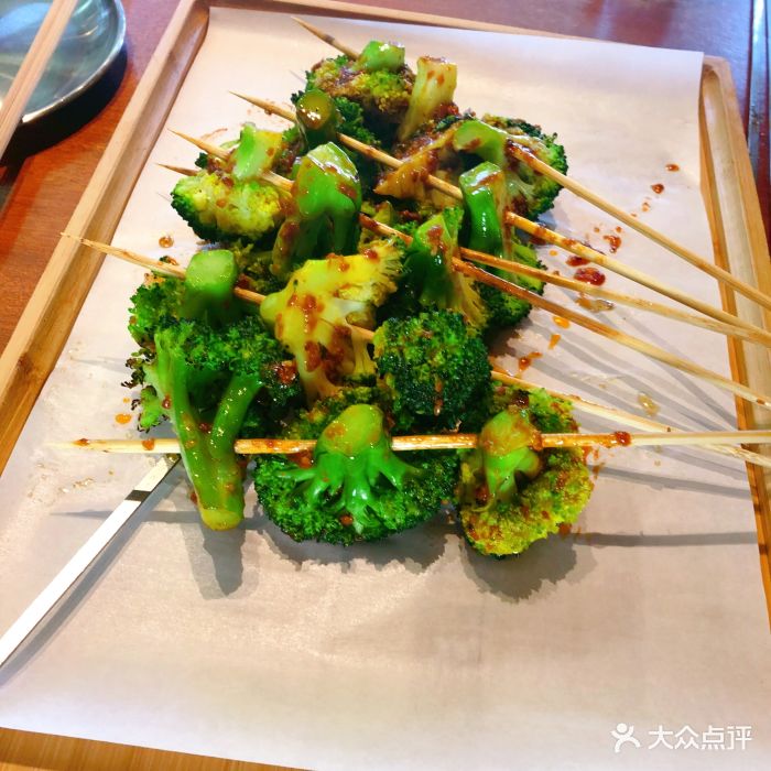 硬舌酒肉·大串烧烤(世纪城店)烤西兰花图片