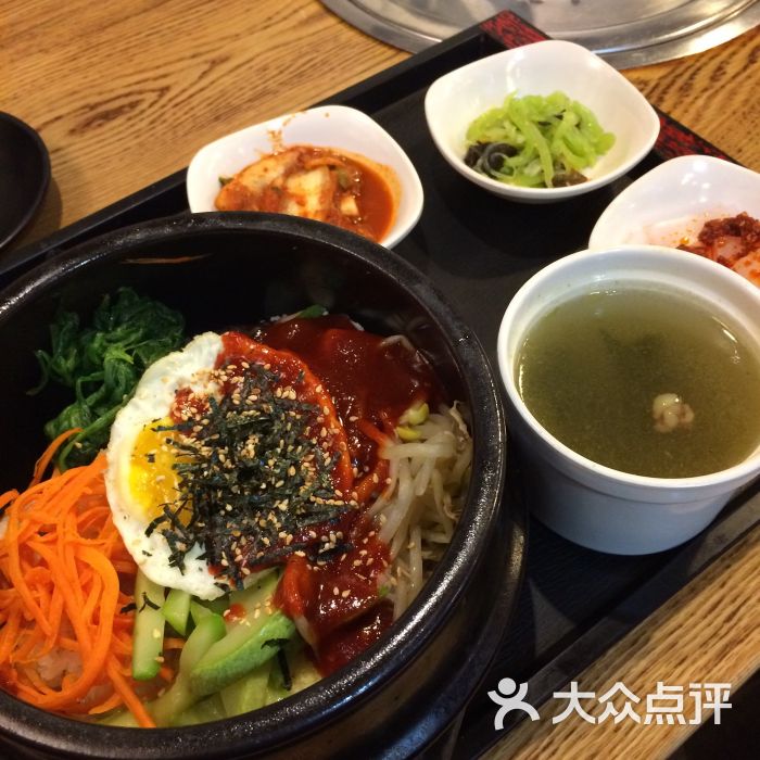 鸡蛋石锅拌饭套餐
