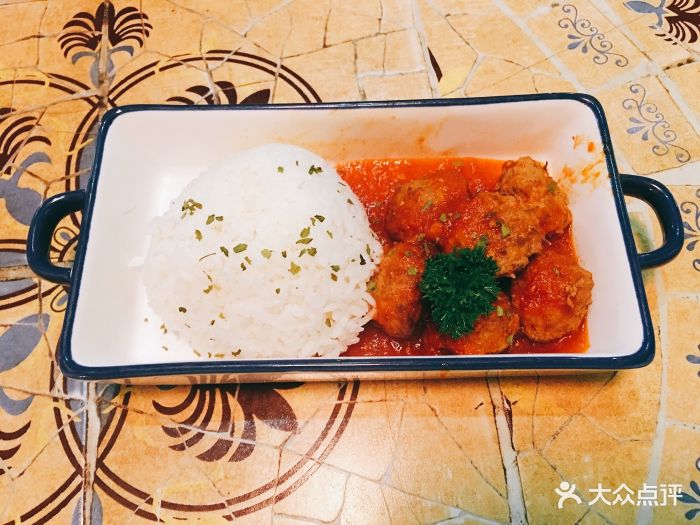焦糖苹果肉丸饭