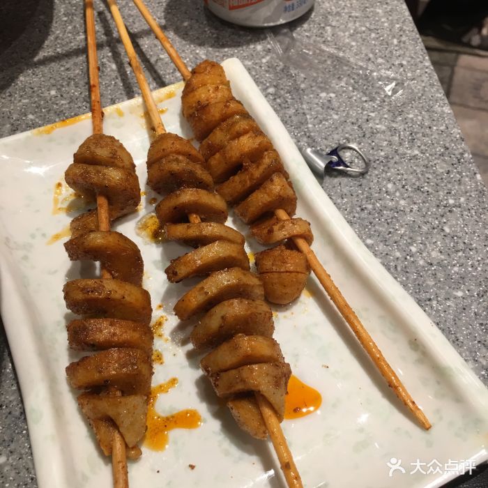 木马勺陕西手工面(皇庭广场店)西北烤面筋图片 第206张