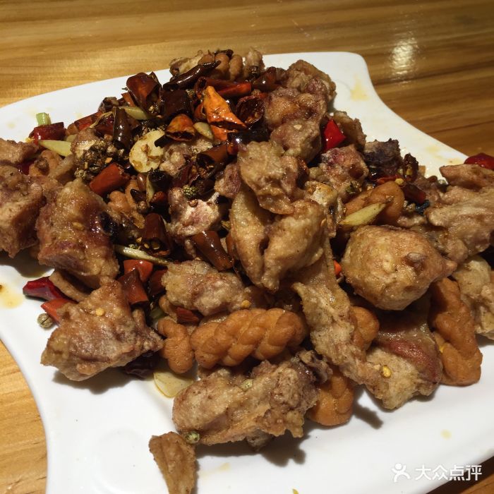 烨之家锅贴粥家常菜-麻花辣子鸡图片-石家庄美食-大众点评网