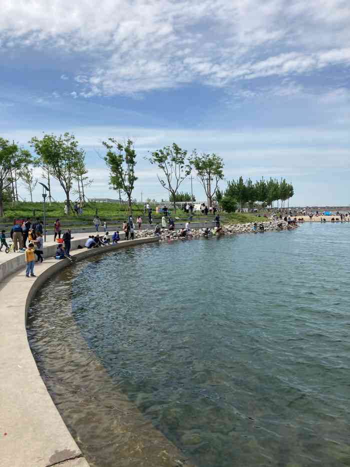 南湾公园-"南湾公园就在天津国家海洋博物馆旁边,听说