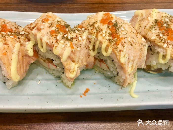 卯花寿司(莲花国际广场店)火炙三文鱼加州卷图片 - 第95张