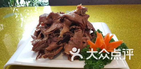 手撕鹅,好大一盘全是肉