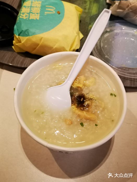 麦当劳(西大望南路店)皮蛋鸡肉粥图片
