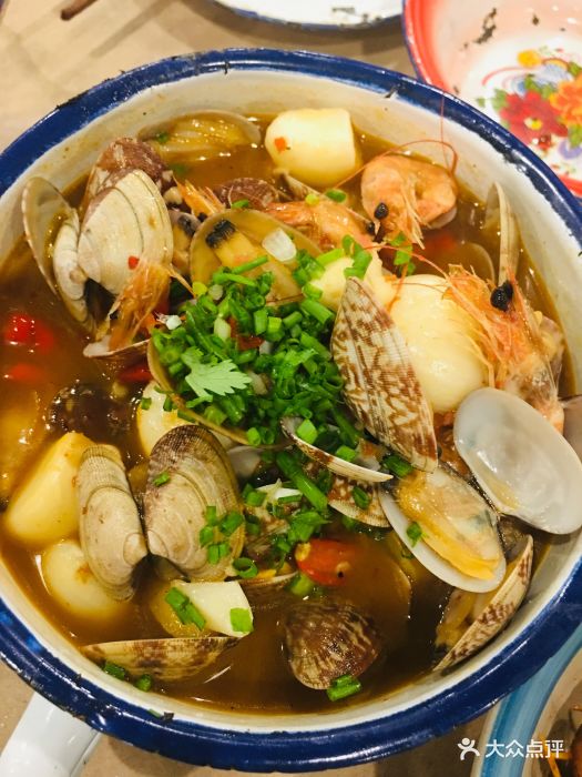 鲜虾花甲