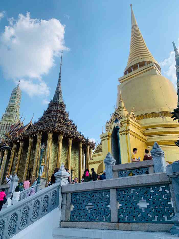 泰国大皇宫-"这里的泰国的标志性建筑.玉佛寺和大皇宫