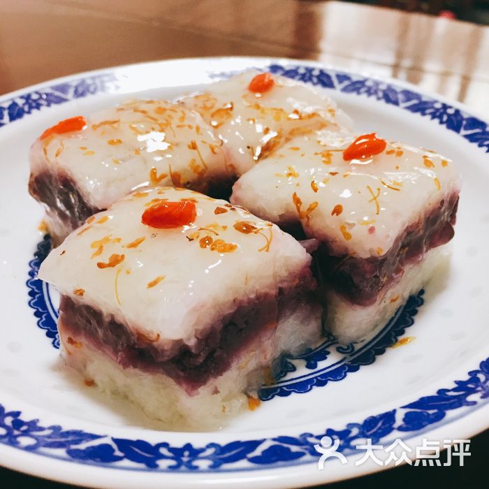 满叔的食堂-紫薯桂花糕图片-西安美食-大众点评网