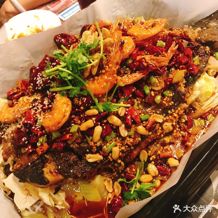 鱼见你主题烤鱼餐厅(京旺家园店)香辣虾烤鱼图片 第9张