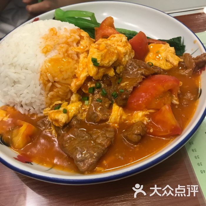 番茄牛肉滑蛋饭