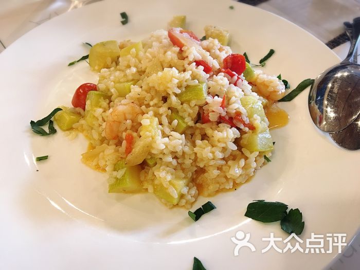 西葫芦虾仁烩饭