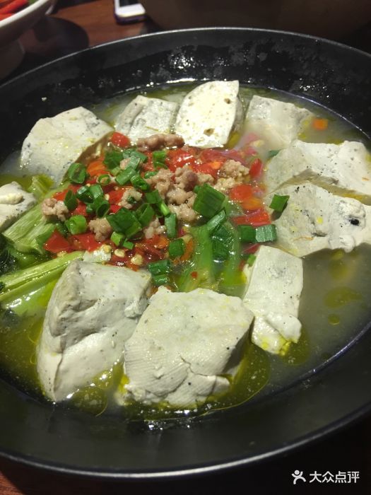大牌大传统菜苋菜梗蒸臭豆腐图片 - 第6张