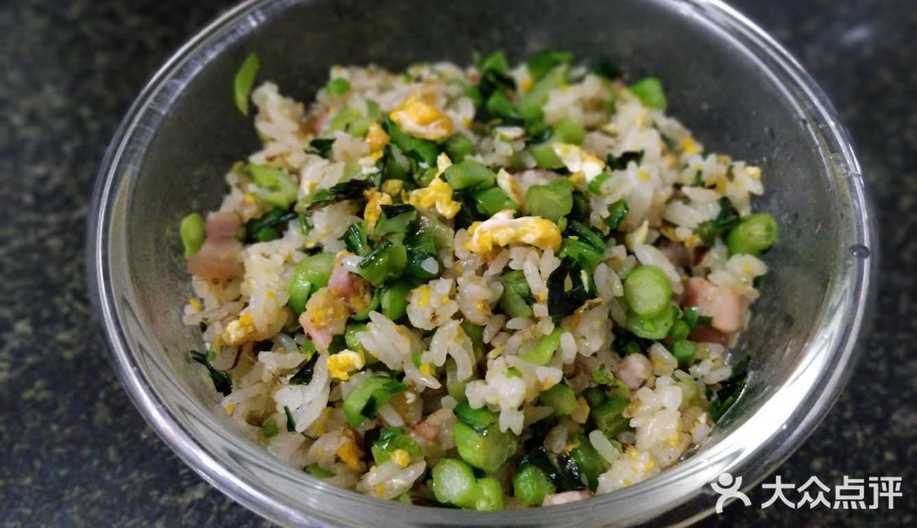 宅家也能get饭店同款之咸肉青菜蛋炒饭