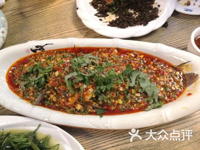 杨记食府杨氏魏鸡肉20170907藿香豆瓣鱼图片 第9张