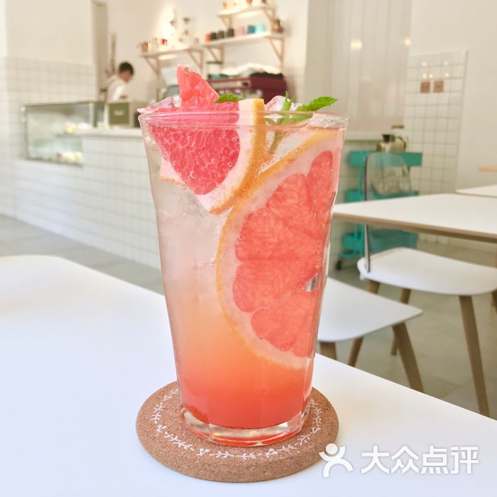 bewithu好好甜品葡萄柚气泡水图片-北京甜品饮品-大众