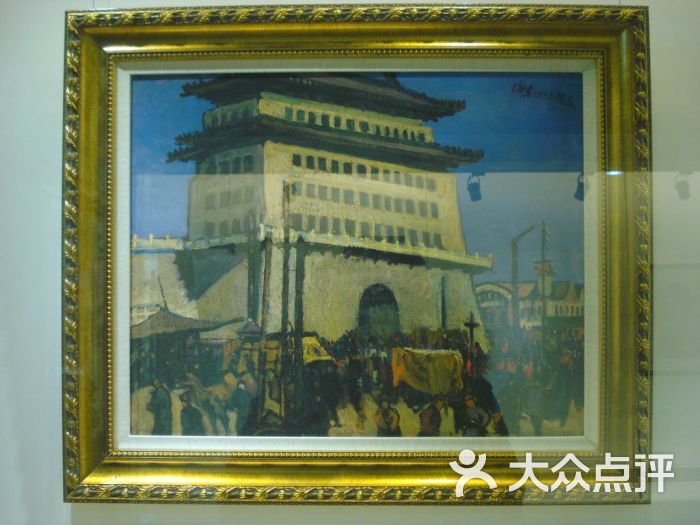 刘海粟·油画《北京前门》