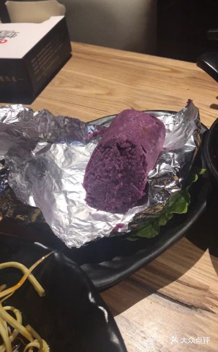 蚝太郎海鲜烧烤(阳光天地店)烤芝士紫薯图片 第1张
