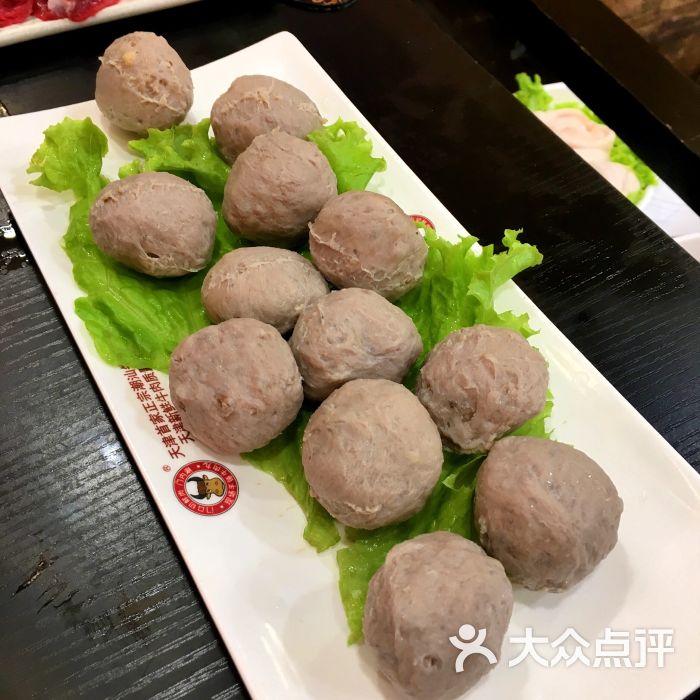 大吉利潮汕牛肉火锅(南开店)-手锤牛肉丸图片-