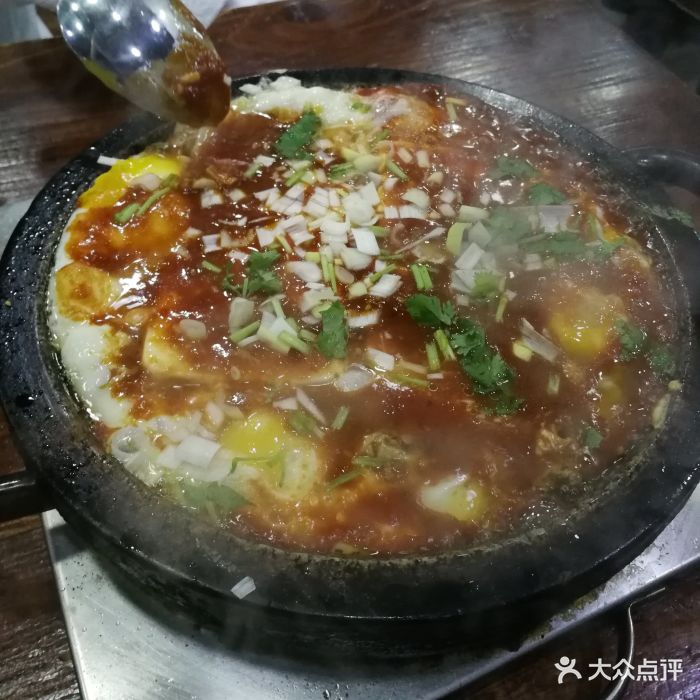 延边朝族饭店石板鸡蛋豆腐图片 第6张