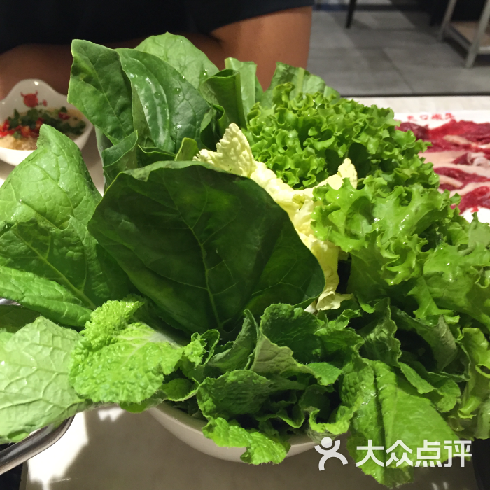 潮牛名门潮汕牛肉火锅店蔬菜拼盘图片 - 第136张