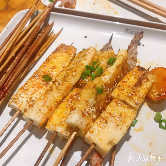 木屋烧烤(紫荆商业广场店)烤千叶豆腐图片