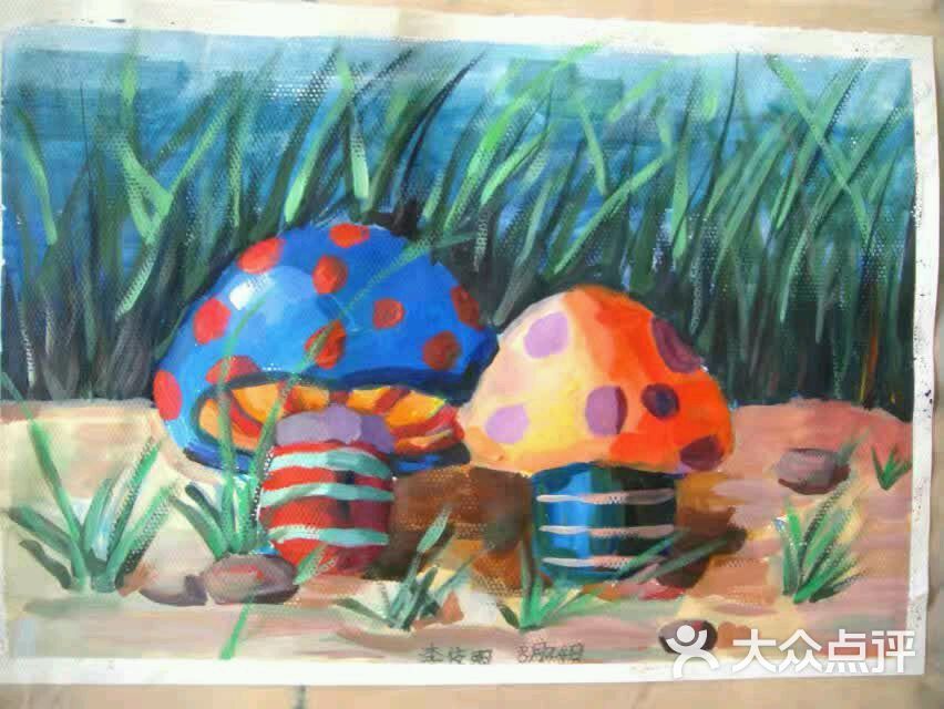 儿童水粉画作品